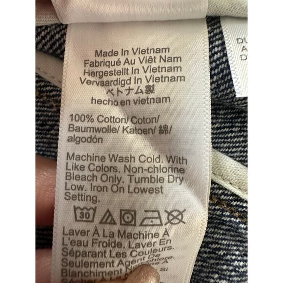 J. Crew Denim Blazer-Jacket in resin wash Size 00 NWT - Picture 11 of 11